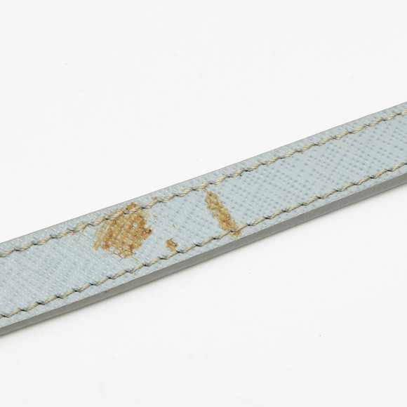 PRADA Light Blue Saffiano Leather Middle Zip Tote - Picture 4 of 8